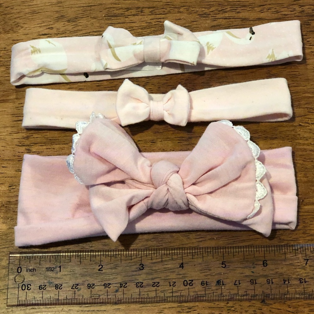 3 fabric headbands